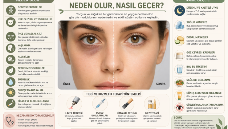 Göz Altı Morlukları Neden Olur, Nasıl Geçer?